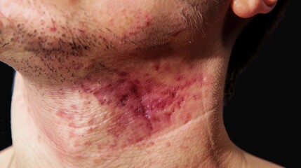 Fototapeta premium Petechia: Causes, Clinical Manifestations, Differential Diagnosis and Clinical Management Methods