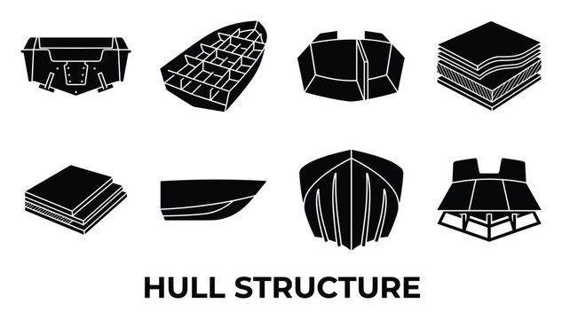 Hull structure components of boat including transom reinforcement stringer grid fiberglass and bulkheads.