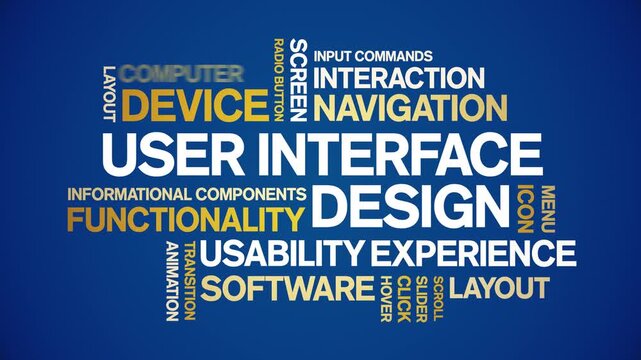 User interface design animated word cloud-gross domestic product animation tag kinetic typography seamless loop.