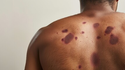 Fototapeta premium Petechia: Causes, Clinical Manifestations, Differential Diagnosis and Clinical Management Methods