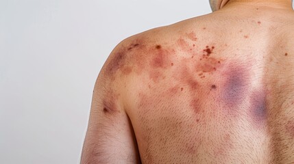 Fototapeta premium Petechia: Causes, Clinical Manifestations, Differential Diagnosis and Clinical Management Methods
