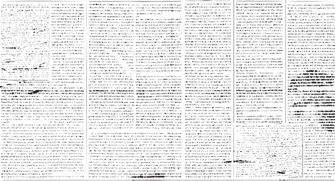 Black and white abstract text pattern grunge