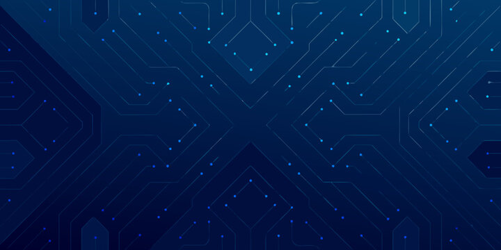 abstract circuit pattern with symmetrical cross shape and glowing blue connections high quality professional detailed