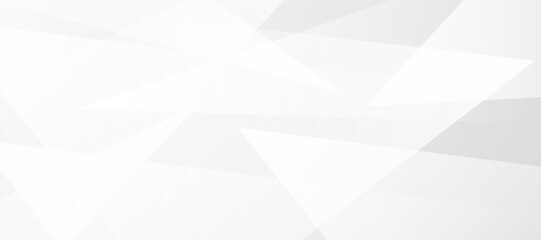 Obraz premium Abstract Geometric Background A Modern and Clean Design with Subtle White and Grey Triangles, Ideal for Professional Presentations, Websites, and Creative Projects