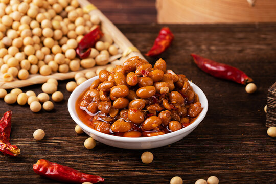 Spicy Hunan Laba Beans with Chili Oil