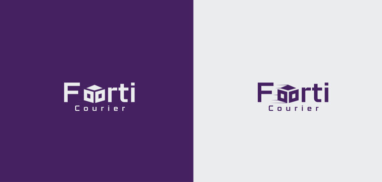 professional fast delivery and courier logo template suitable for logistics companies, shipping businesses, transport services, e-commerce delivery brands, cargo companies, and courier startups.