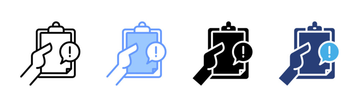 Information icon set multiple style collection