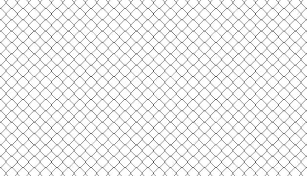 metallic chain link fence seamless pattern net vector background