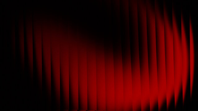 a gradation of dark red (maroon) to bright red that contrasts with the dark black area with a vertical motion blur or ripple effect technique that creates a texture like waves or curtains of ligh