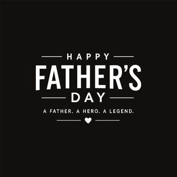 Happy Father's Day greeting card collection with script typography, crown, bow tie, hat, mustache, father-child silhouettes, mountains, and dad quotes in navy and gold.