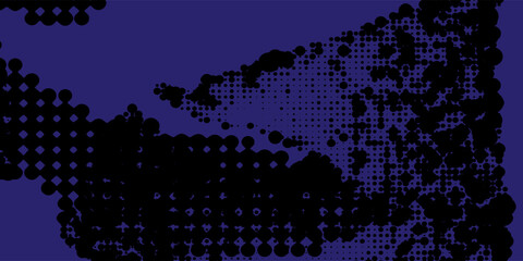 Obraz premium blue tone background with black dots abstract dynamic and very elegant