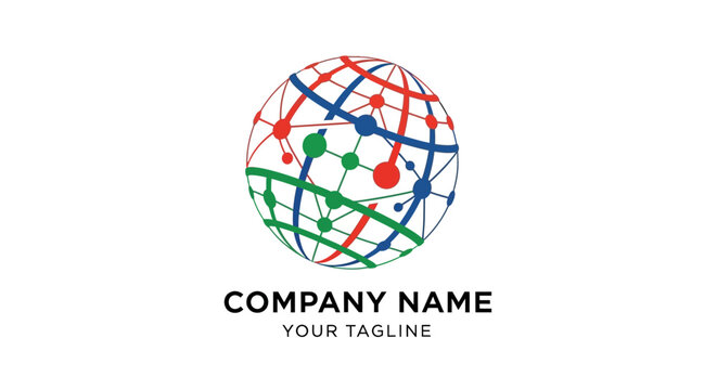 Generic company logo template design.