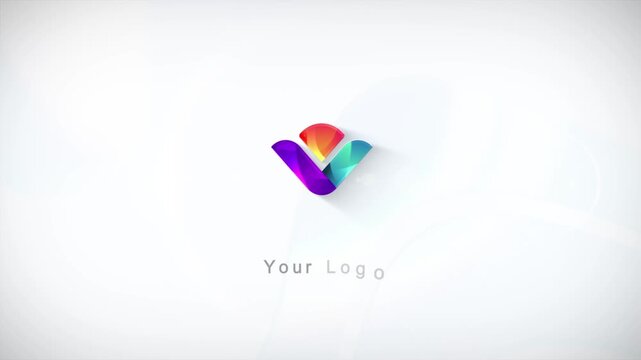 3d render of a 4k ultra hd cinematic modern logo intro animation. present your brand with professional style.