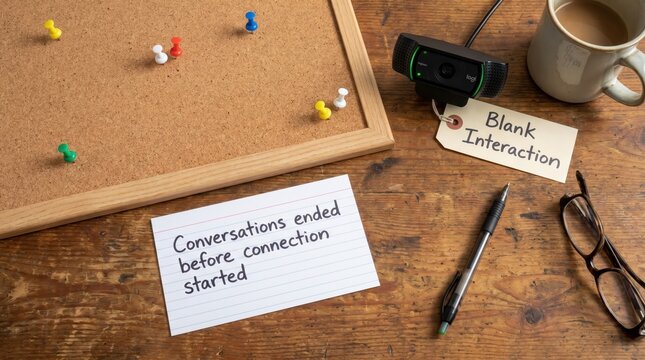 Remote Work Loneliness: Missed Connections on a Workspace Desk