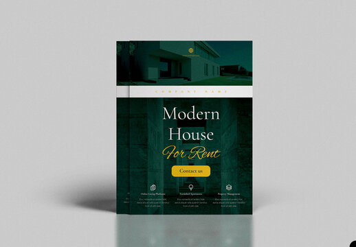 Modern House For Rent Flyer Template