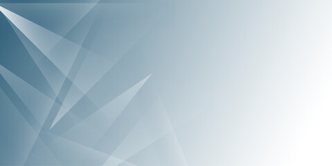 Obraz premium Abstract white and blue background .Minimal geometric triangle background. Abstract white and blue on light silver background modern design used about technology or product presentation backdrop. 