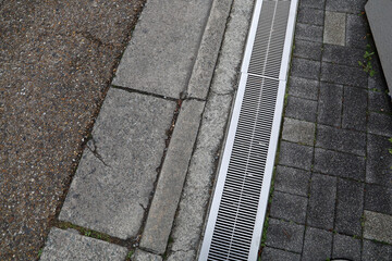Fototapeta premium Urban ground textures and outdoor street flooring.