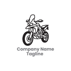 Obraz premium Mountain Bike logo design template