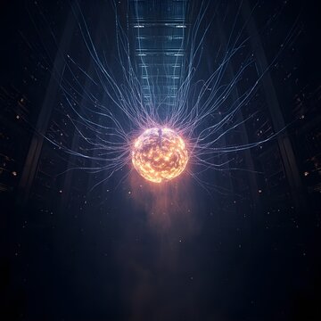 Futuristic Neural Network Core in Dark Data Chamber