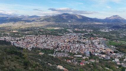 Obraz premium panoramic view of the city of assisi italy