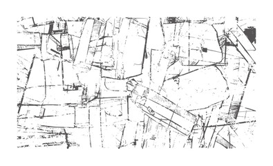 Obraz premium Abstract monochrome of overlapping geometric shapes and lines