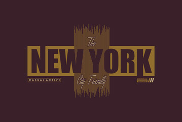 Obraz premium new york design letter