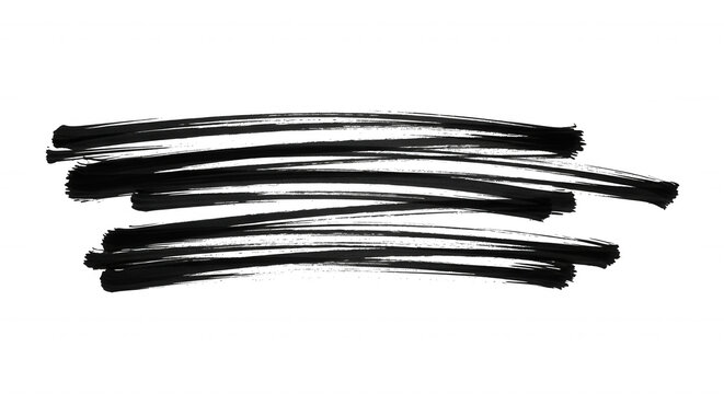 A horizontal cluster of overlapping, hand-drawn charcoal or chalk lines on a solid black background, creating a textured scribble effect