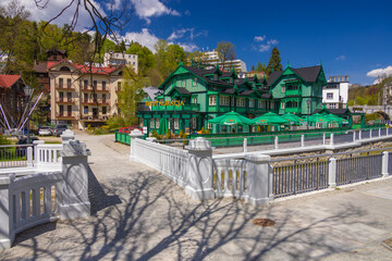 Budynek w Krynicy-Zdroju. © Jacek