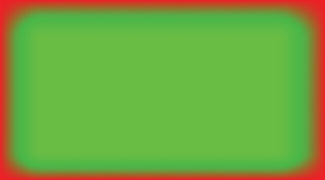 Vibrant green screen with a soft red border for creative projects.