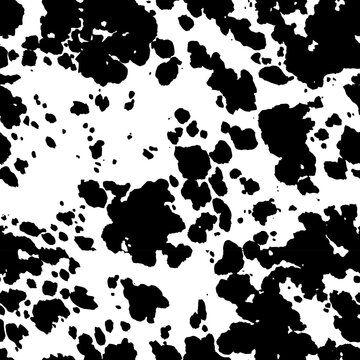 pattern cow leather natural print animal skin. Realistic cow fur seamless skin pattern