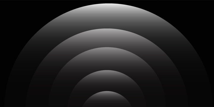 Signal waves set icon on grid white transparent, ripple white color, sound wave light effect, signal, radar and sonar digital technology