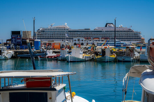 Le port de Rhodes, Grece, dodekanese