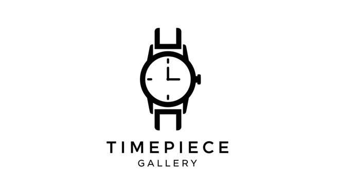 Closeup of a modern wristwatch.