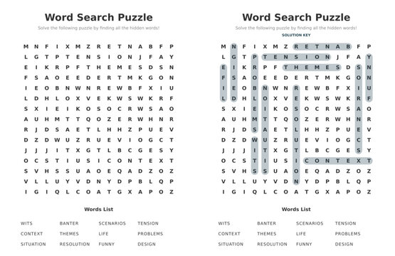 Nostalgic Word Search of Classic Sitcoms - ESL