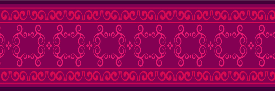 Seamless abstract geometric pattern with sharp optical illusion lines