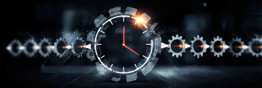 A local team manages a task by planning the schedule and time for productivity and total efficiency.