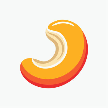 Stylized Cashew Nut Icon