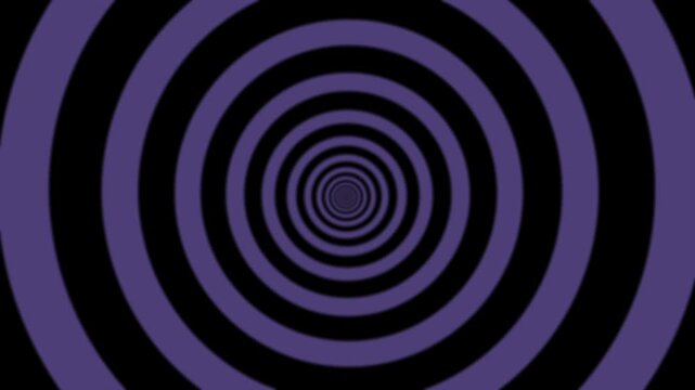 An abstract digital illustration of a colorful blue, pink, and yellow spiral pattern with hypnotic round circles creating a vibrant swirl wallpaper design