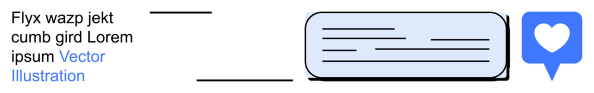 Online communication, community engagement, social connections, messaging apps, digital interaction, customer service. Speech bubble with text and heart icon. Social connections and online