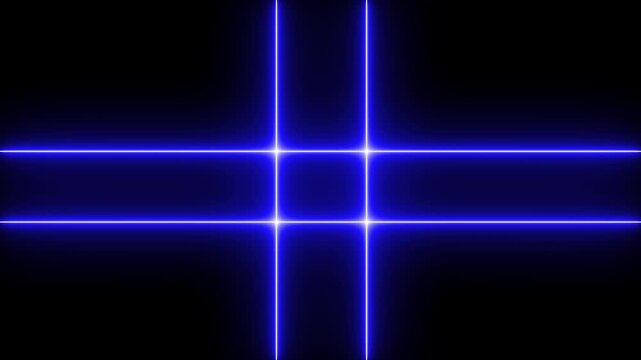 Red neon lights digital animation, Rectangular Fire effect Animation. Fire Flame Gradually Appearing in A rectangle Frame. Glowing neon line light Black Background. 4k animated