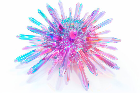 A virus entity displays clarity in a crystalline structure
