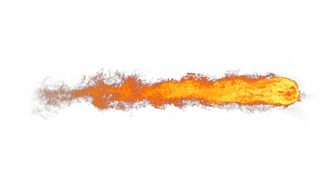 VFX Fireball Small Size Angle1