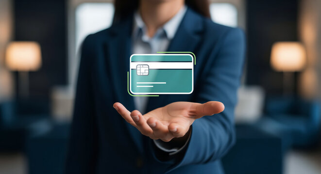 Virtual credit card approval for secure online payment shows contactless banking, checkout protection and cashless purchase access in fintech app content for fraud prevention visuals