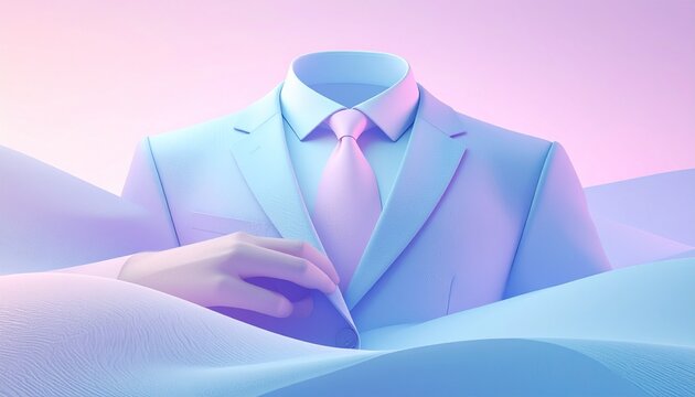 オシャレなスーツを着こなしている