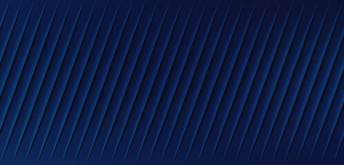Fototapeta premium Deep royal blue quilted texture featuring dramatic diagonal parallel ridges creating a rich and luxurious abstract background pattern on white background