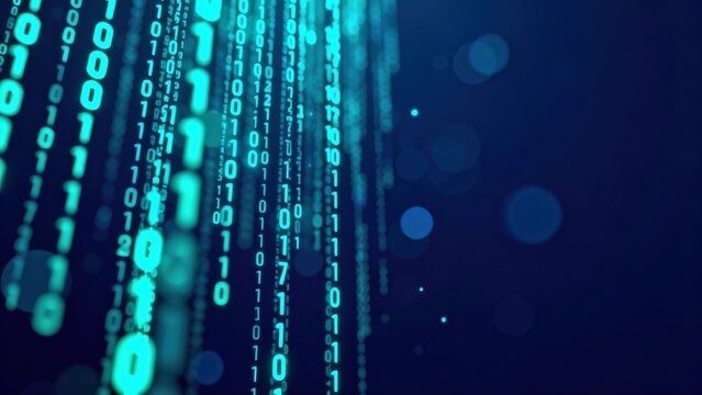 Binary code streams in digital space