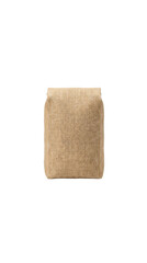 Obraz premium Beige linen pouch isolated on transparent background, ready for t-shirt designs, stickers, sublimation, print-on-demand products, and digital crafts.