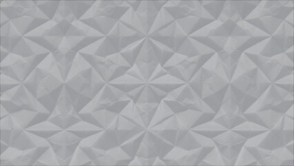 Obraz premium Abstract grey geometric folded paper pattern background