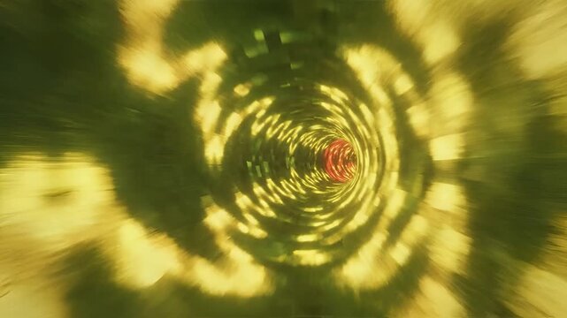 Abstract Tunnel of Light and Color Motion Background 1.