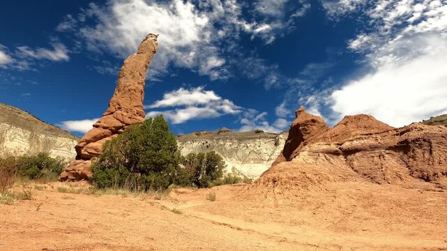Utah 0616 Kodachrome Basin monolithic stone spires sandstone spires and columns called sand pipes or clastic dikes